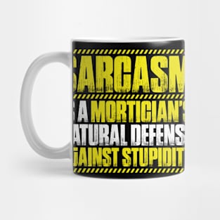 Mortician Funeral Director Mortuary Cemetery Mug